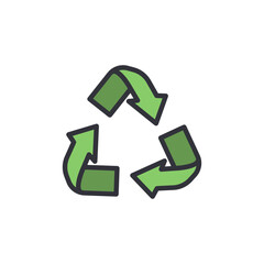 Depiction Of A Universal Recycling Symbol Against A Transparent Scene