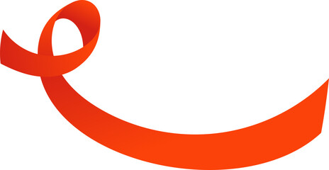 Red Silk Ribbons and Decorative Banners for Celebration, Gift Tags, and Promotional Design Elements &ndash; Vector Illustration