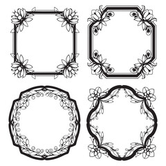 Dainty Decorative Seedling Floral Border Packs
