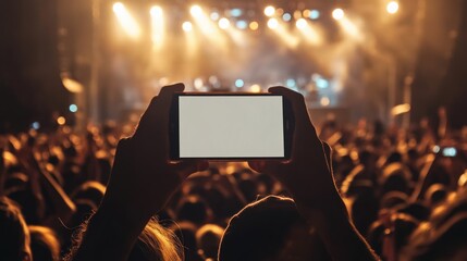 Smartphone recording concert