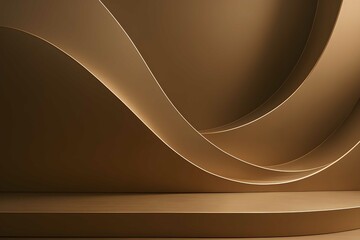 Elegant abstract golden wave pattern design, luxurious metallic background for business presentations, art illustrations, modern branding, corporate identity, high-resolution digital backdrop








