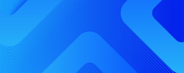 Modern abstract blue background. Vibrant gradient square shapes. Minimalist geometric design. Simple elements. Futuristic graphic. Suit for header, cover, wallpaper, presentation, banner, business