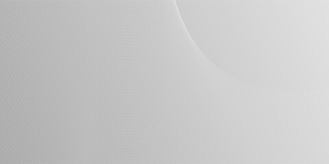 White paper texture with subtle metallic tones and soft gray background. White banner with thin, parallel lines. The lines are curved and create a subtle, organic pattern. Light shines from the top 