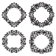 Decorative Floral Border Packs - Whimsical Doodles for Creative Projects
