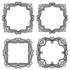 Decorative Floral Border Packs - Whimsical and Fun for Celebratory Events
