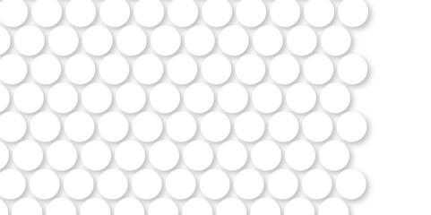 White tiles wall. round marble textures, ball tiles. Top view pavement circle block white texture with seamless patterns floor background. Air Bubble wrap texture background. Textured Background.