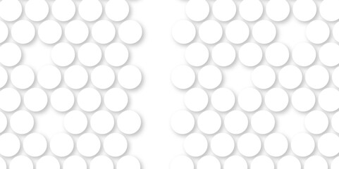 White tiles wall. round marble textures, ball tiles. Top view pavement circle block white texture with seamless patterns floor background. Air Bubble wrap texture background. Textured Background.