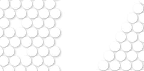 White tiles wall. round marble textures, ball tiles. Top view pavement circle block white texture with seamless patterns floor background. Air Bubble wrap texture background. Textured Background.