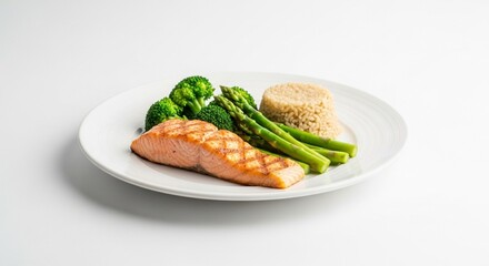 salmon with rice