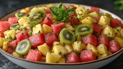 Vibrant fruit salad