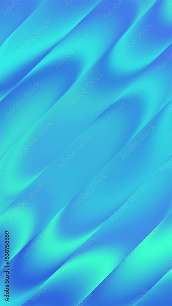 Poster aqua blue diagonal gradient waves seamless pattern background for design projects