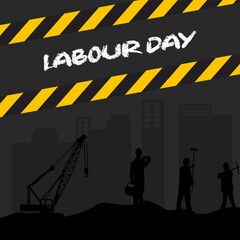 labour day vector illustration background. it is suitable for card, banner, or poster
