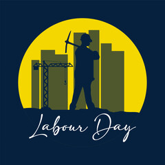 labour day vector illustration background. it is suitable for card, banner, or poster