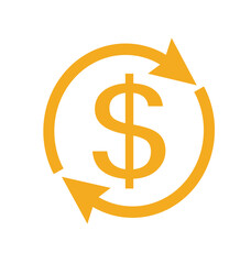 Currency Exchange and Financial Transactions Concept icon