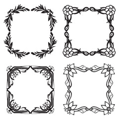 Decorative Floral Border Packs - The Definitive Collection of Floral Design Assets
