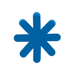 Fototapeta premium Eight Spoked Asterisk