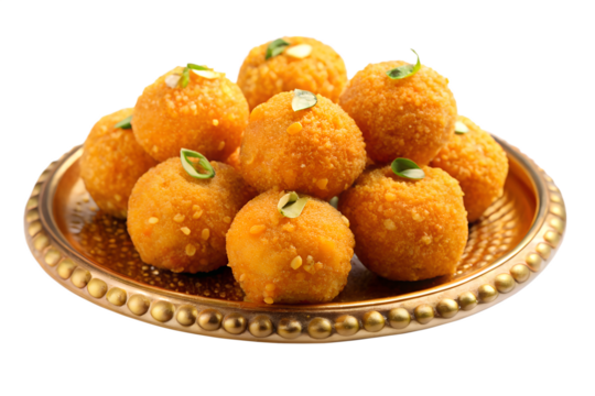 Authentic indian laddu dessert