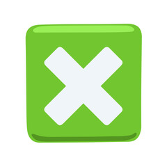 Obraz premium Negative Squared Cross