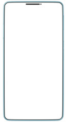 3D素材_スマートフォン_水色