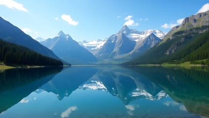 Fototapeta premium lake louise banff national park canada