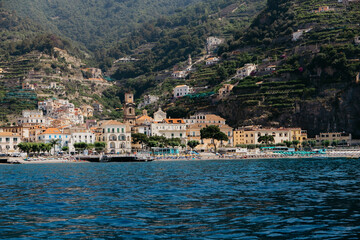 Small town on Amalfi coast