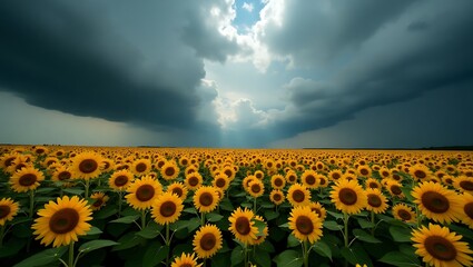 sunflowers in the field