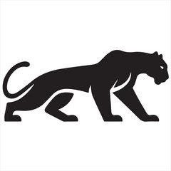 Elegant Silhouette Panther Logo Design | Sleek, Bold, and Custom Panther Logo for Your Brand