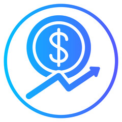Revenue gradient icon