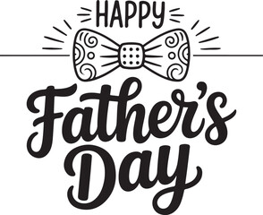 happy father's  day vector