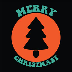 Festive Merry Christmas Graphic Design
