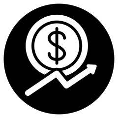 Revenue glyph icon