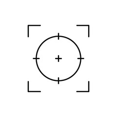 sight target weapon hunting icon