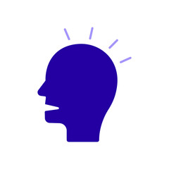 Icon a consciousness, isolated against a clean background.