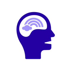 Icon a imagination, isolated against a clean background.