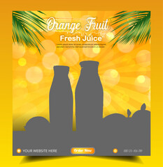 nature healthy Fresh orange fruit juice 