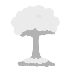 キノコ雲のイラスト