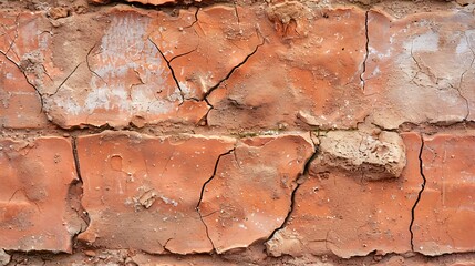 Fototapeta premium Matte terracotta clay texture with fine details and natural imperfections -
