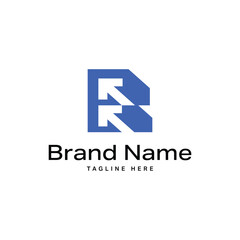 Letter B Arrow Up Logo – Growth & Progress Symbo