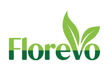 Florevo Logo Featuring Leaves, Representing Growth and Sustainability