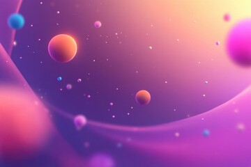 A colorful background with many small, colorful spheres