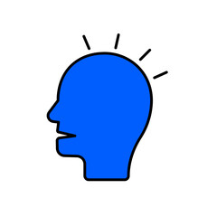 Icon a consciousness, isolated against a clean background.