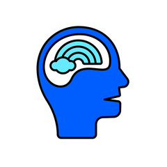 Icon a imagination, isolated against a clean background.