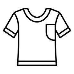 vector illustration of a t shirt