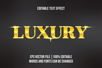 Editable Golden Font Effect for Poster or Branding