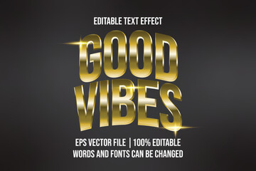 Editable Golden Font Effect for Poster or Branding