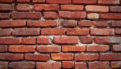 Obraz premium old red brick wall texture can be use as background