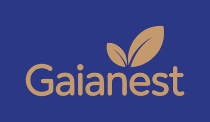 GaiaNest logo featuring green leaves and text.
