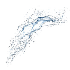 Abstract water splash design element photography