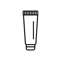 Plastic tube presents skincare packaging isolated presentation design