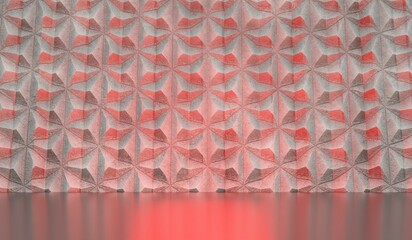 Background Showroom Empty Background White 3D Illustration